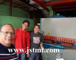 Philippine customer for Guillotine-shearing-machine Philippine customer for Guillotine-shearing-machine